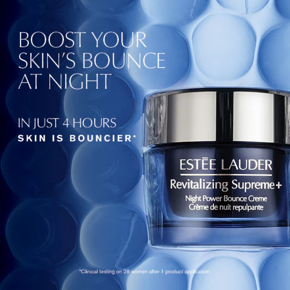 Estee Lauder Revitalizing Supreme+ Night Power Bounce Creme Moisturizer - 1.7 oz - Picture 3 of 13